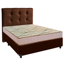 Ver imagem 1 de Conjunto Cama Box Marrom Casal + Colchão D33 Maxsono Paropas + Cabeceira