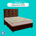 Ver imagem 4 de Conjunto Cama Box Marrom Casal + Colchão D33 Maxsono Paropas + Cabeceira