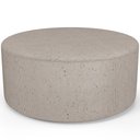Ver mais imagens de Kit Puff Redondo Lola e Puff Recamier Orgânico Orbit W01 Linho Bege - Lyam Decor