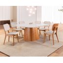 Ver imagem 1 de Sala de Jantar Moderna 6 Cadeiras - Minerva - Requinte Salas