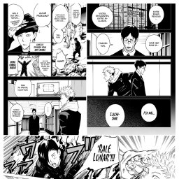 Papel de Parede Adesivo Jujutsu Kaisen Mangá Autocolante 1mx50cm - 1