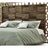 Cabeceira Box Queen Luna 168 CM Canela Rustico Colibri - 1