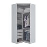 Quarto Modulado Completo Solteiro 100% Mdf 07 Peças Exclusive Branco Henn - 5