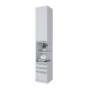 Ver imagem 3 de Quarto Modulado Completo Casal 100% Mdf 07 Peças Exclusive Branco Henn