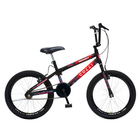 Bicicleta Max Boy Cross, Aro 20 S/m 36 Raias, Freios V-brake Nylon, Descanso Lateral, Aro 20, Roda L
