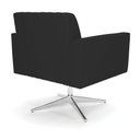 Ver imagem 5 de Kit 2 Poltronas Giratória Viena Gomada Veludo Preto Base Cromada - D’Rossi