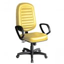 Ver imagem 1 de Cadeira Presidente para Escritório Linha Blenda Amarelo
