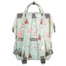 Bolsa Mochila Maternidade Land Verde Estampada Térmica - 3