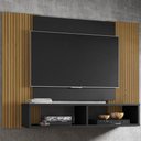 Ver imagem 2 de Painel para Tv até 42 Polegadas Bonfim Preto Fosco - Pnr Móveis