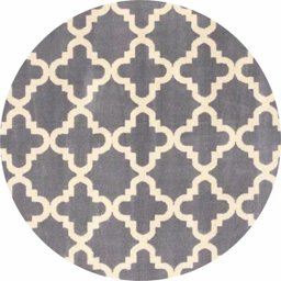 Tapete Celestine Prata - 2,50 Redondo - 1