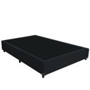 Ver imagem 2 de Cama Base Box Casal Preto Suede 38x138x188
