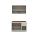 Ver imagem 5 de Cozinha Compacta 2 Peças em MDF Fineze Areia e Cinamomo