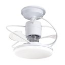 Ver imagem 2 de Ventilador de Teto Treviso Branco Elegance Led Bivolt