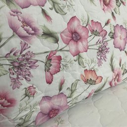 Cobre Leito Bella Estampado 03 Peças 100% Algodão 180 Fios King Dupla Face - 1