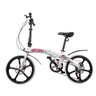 Bicicleta Dobrável Pliage Alloy Two Dogs Alumínio Aro 20 Shimano 7V:Branco/Único/Unissex - 2