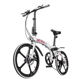Bicicleta Dobrável Pliage Alloy Two Dogs Alumínio Aro 20 Shimano 7V:Branco/Único/Unissex - 1