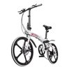 Bicicleta Dobrável Pliage Alloy Two Dogs Alumínio Aro 20 Shimano 7V:Branco/Único/Unissex - 1