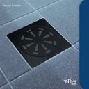 Ver imagem 3 de Ralo Grelha Quadrado Preto 10x10 Abre e Fecha Black Inox 201