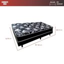 Ver imagem 2 de Base Box Conjugado Solteiro 88x188x41 D26 Fjr Estofados