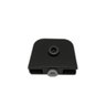 Kit janela pivotante para vidro temperado blindex - Preto - 2