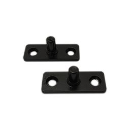 Kit janela pivotante para vidro temperado blindex - Preto - 6