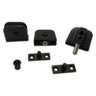 Kit janela pivotante para vidro temperado blindex - Preto - 1