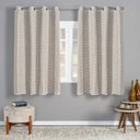 Ver imagem 1 de Cortina Albany 2,80m X 1,60m Jacquard Corta Luz Sala Quarto Apartamento Moderna Alto Relevo Rosê