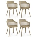 Ver imagem 1 de Kit 4 Cadeiras de Jantar Estofada Marcela