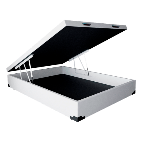 Cama Box Baú Casal Branco