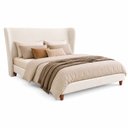 Ver imagem 1 de Cama Japonesa com Cabeceira Corea Casal Facto Off White - Sallar Home
