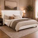 Ver imagem 2 de Cama Japonesa com Cabeceira Corea Casal Facto Off White - Sallar Home