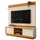 Ver imagem 1 de Estante Home Theater para TV até 75" 2 Portas Senna Cinamomo/Off White