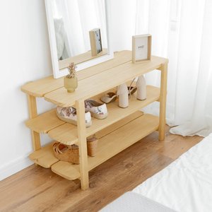 Sapateira Laguna 3 Prat 52,6a X 90l X 42p em Madeira Cubomob Mel