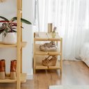 Ver imagem 2 de Sapateira Laguna 3 Prat 52,6a X 90l X 42p em Madeira Cubomob Mel