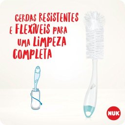 Escova para Lavar Mamadeiras e Bicos 2 em 1 - Nuk - 2