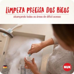 Escova para Lavar Mamadeiras e Bicos 2 em 1 - Nuk - 5