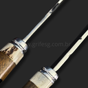 Ver mais imagens de Conjunto Churrasco Sg Inox 5mm com Caixa de Madeira:8'' (20cm)