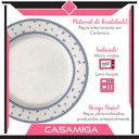 Ver imagem 4 de Conjunto 8 Pratos Fundo Sopa Cerâmica 560ml Dominó Azul