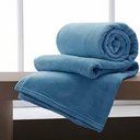 Ver imagem 1 de Manta Microfibra King Home Design - Azul Claro