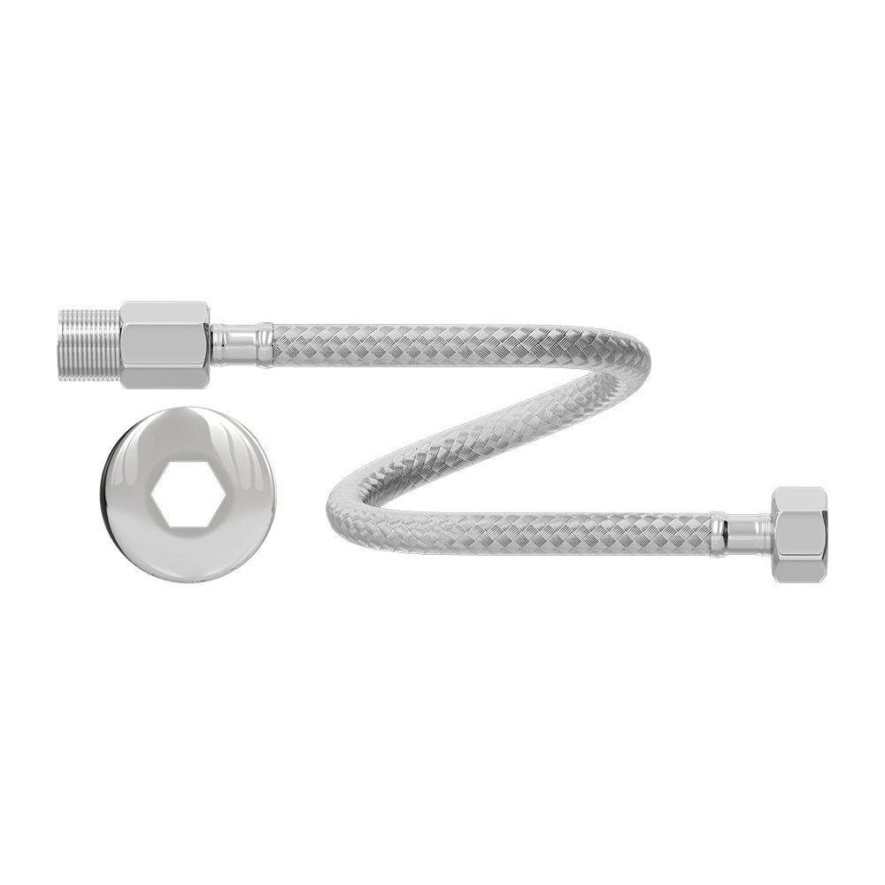 Engate Flexível Censi de Aço Inoxidável 40cm Macho X Fêmea 1/2" Ultrarresistente - 1