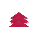 Ver imagem 2 de Kit 4 Guardanapos Linha Basic Oxford Natal Vermelho