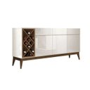 Ver imagem 2 de Buffet Aparador com Adega Passion Off-White com Naturale
