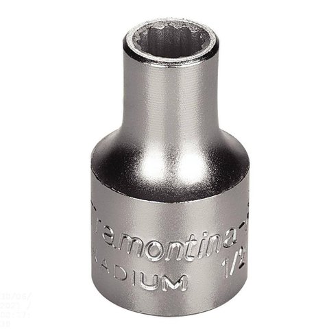 Soquete Estriado em Aço Cromo Vanádio 32 Mm - Encaixe 1/2 Tramontina Pro Tramontina