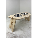 Ver imagem 2 de Comedouro Elevado Ergonômico – Cachorro - Pé Alto 50x28x23