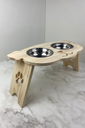 Ver imagem 2 de Comedouro Elevado Ergonômico – Cachorro - Pé Alto 50x28x23