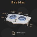 Ver imagem 7 de Comedouro Elevado Ergonômico – Cachorro - Pé Alto 50x28x23