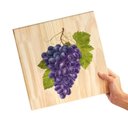 Ver imagem 4 de Kit 3 Quadros Decorativos para Cozinha Frutas Laranja Uva