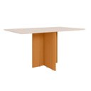 Ver imagem 4 de Mesa de Jantar Retangular com Vidro 6 Lugares 160cm Helô Poliman Móveis