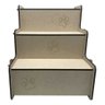 Escada Pet Para Cachorro Gato Mdf Com 3 Degraus 46 Cm Altura - 3
