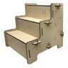Escada Pet Para Cachorro Gato Mdf Com 3 Degraus 46 Cm Altura - 1